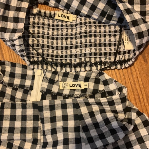 LF Two Piece Gingham Set - Picture 2 of 5